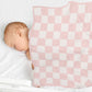 Kids Checkered Pattern Soft Throw Blanket