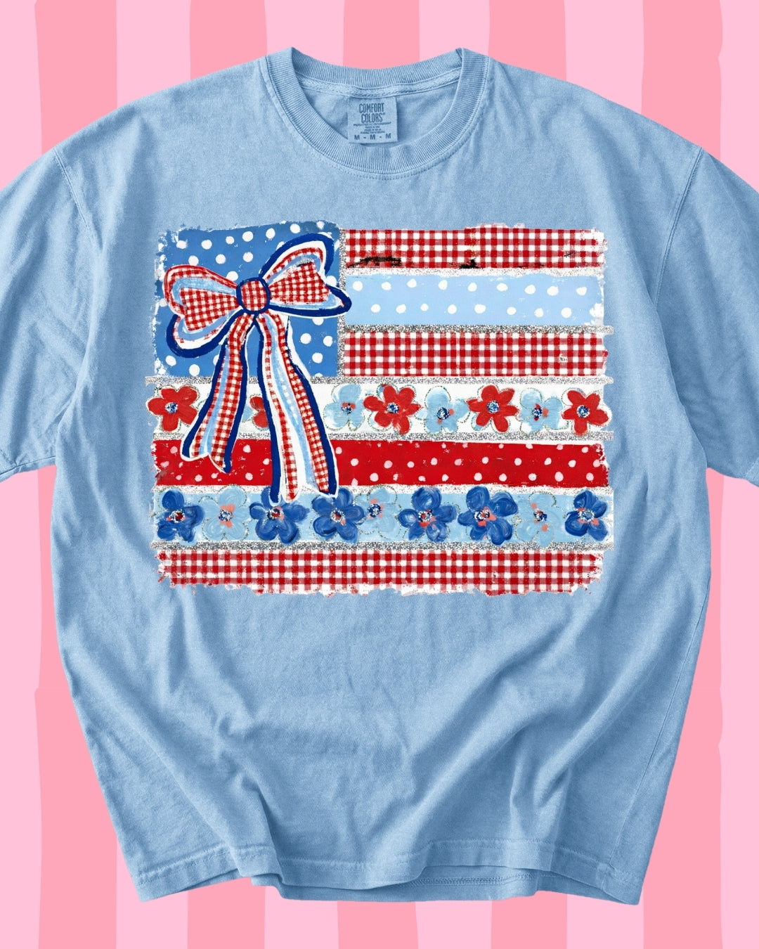 Ribbon American Flag Tee