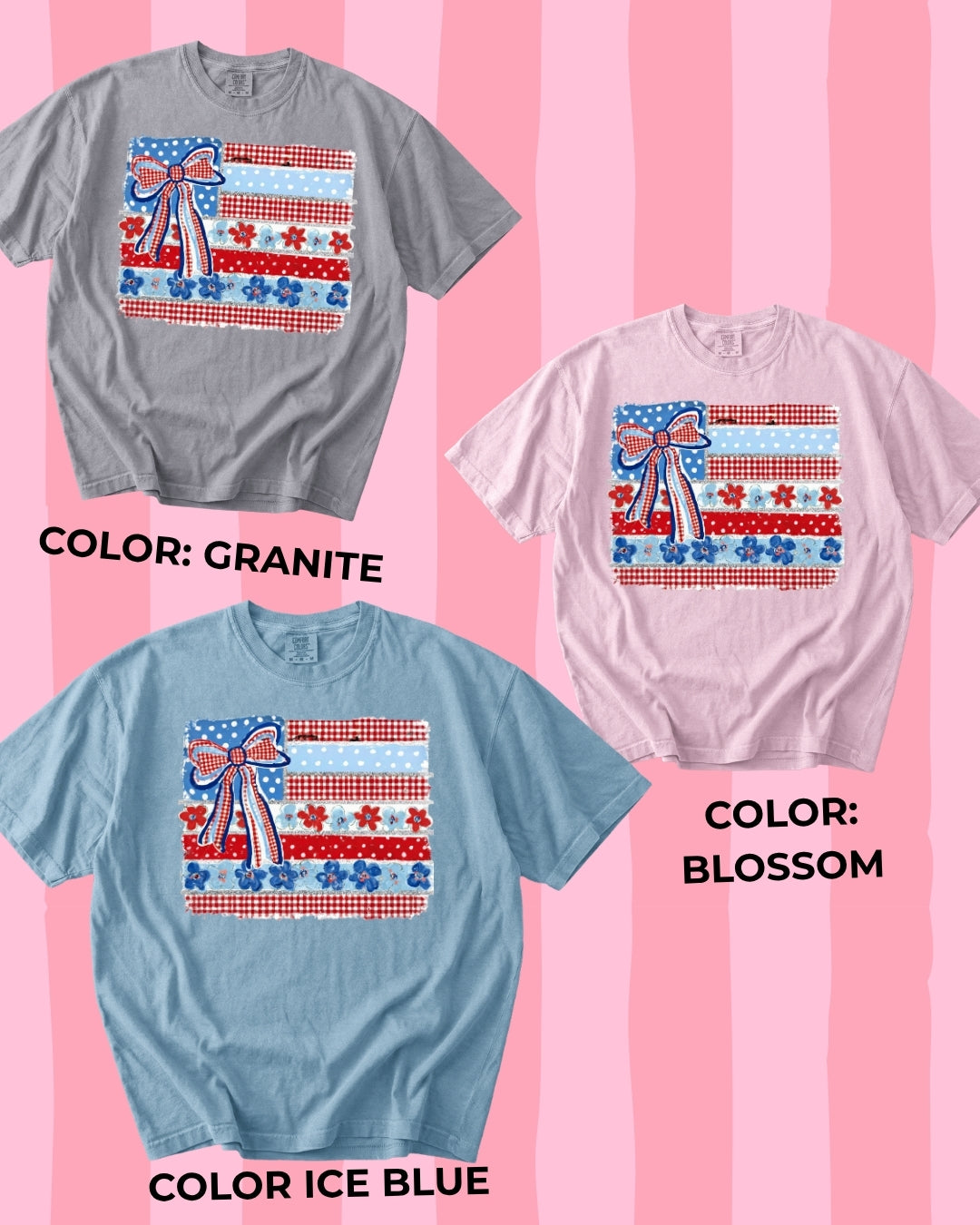 Ribbon American Flag Tee