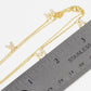 CZ Gold-Dipped MAMA Letters Necklace